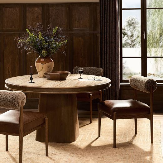 Menton Round Dining Table (55") by West Elm