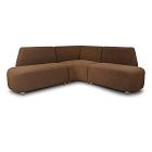 Everyly L-Shaped Dining Banquette (89"&ndash;127")