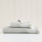 Two-Tone Waffle Towel Set
