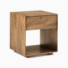 Open Box: Anton Square Side Table (20") - Burnt Wax