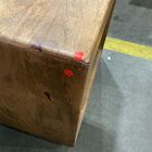 Open Box: Anton Square Side Table (20") - Burnt Wax