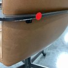 Open Box: Cooper Mid-Century Office Chair - Saddle Leather Nut, Dark Bronze