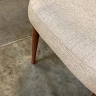 Open Box: Hyde Dining Chair - Deco Weave Sand, Cool Walnut