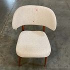 Open Box: Hyde Dining Chair - Deco Weave Sand, Cool Walnut