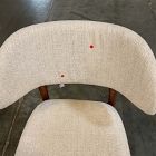 Open Box: Hyde Dining Chair - Deco Weave Sand, Cool Walnut