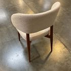Open Box: Hyde Dining Chair - Deco Weave Sand, Cool Walnut