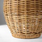 Rattan Apple Table Lamp (18")