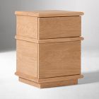 Open Box: Aggie Cerused Mini Nightstand (16") - Warm Cerused