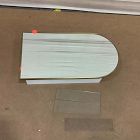 Open Box: Arched Metal Framed Medicine Cabinet (16.5"W x 31"H) - Antique Brass