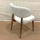 Open Box: Hyde Dining Chair - Deco Weave Sand, Cool Walnut