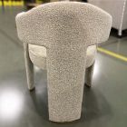 Open Box: McClaine Dining Chair - Performance Cozy Boucle Stone, Burnt Wax