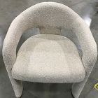 Open Box: McClaine Dining Chair - Performance Cozy Boucle Stone, Burnt Wax