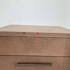 Open Box: Modern Fluted Jewelry Box, Cube (10"H) - Dune