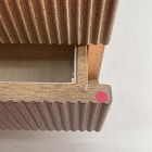 Open Box: Modern Fluted Jewelry Box, Grand (7.5"H) - Dune