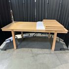 Open Box: Siobhan Oak Extendable Dining Table (78"-98", seats 6-8) - Blonde