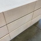 Open Box: Solstice Painted Raffia 9-Drawer Dresser (76") - Whitewash