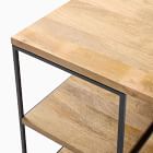Industrial Storage 3-Piece Modular Desk w/ Open Shelves (64")