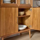 Mid-Century Glass Cabinet (35")