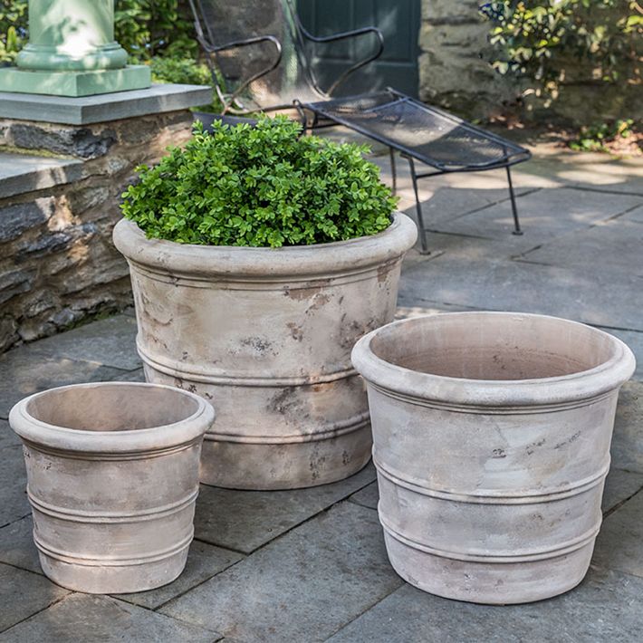 Wave Stone Bowl Planter Indoor/Outdoor | West Elm