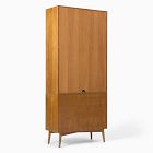Mid-Century Glass Cabinet (35")