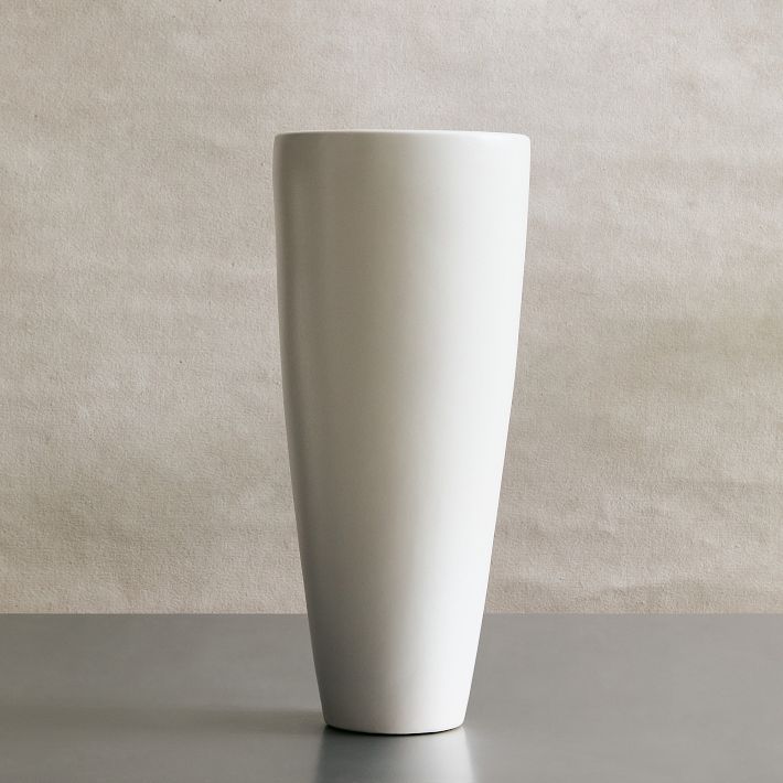 Pure White Ceramic Vases