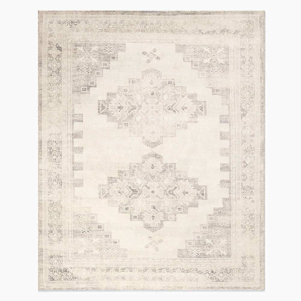 Stepped Medallion Performance Rug by West Elm