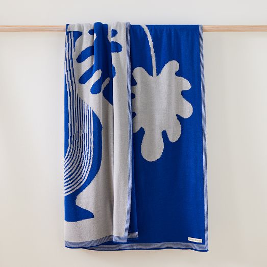 Claudia Pearson Ebb & Flow Blanket - Plant by West Elm