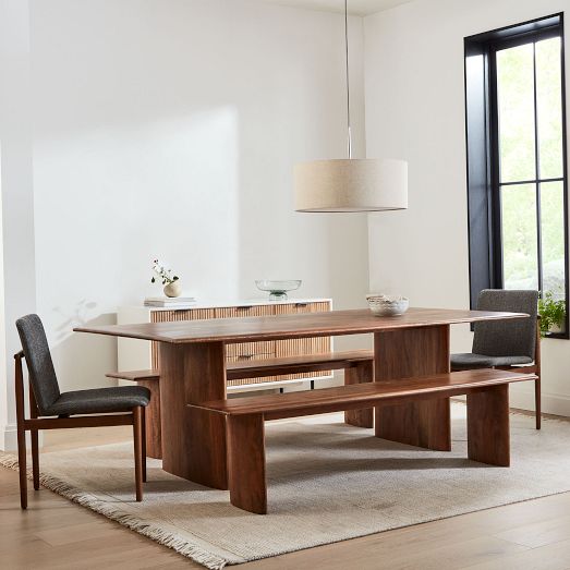 Extra Deep Anton Solid Wood Dining Table (86") by West Elm