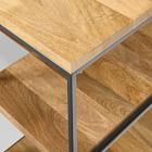 Industrial Storage Modular L-Shaped Desk w/ Open Shelves (64")