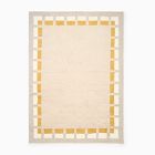 Framed Blocks Shag Wool Rug