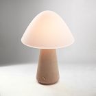 Illaria Cordless Mushroom Table Lamp (12")