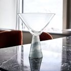 Marble &amp; Glass Martini Glasses (Set of 2)