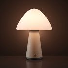 Illaria Cordless Mushroom Table Lamp (12")