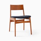 Open Box: Baltimore Dining Chair - Twill Dove, Cool Walnut