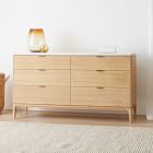 Parker Marble 6-Drawer Dresser (58"&ndash;72")