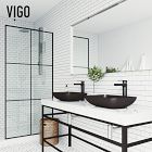 VIGO Scottile Rectangular Vessel Sink