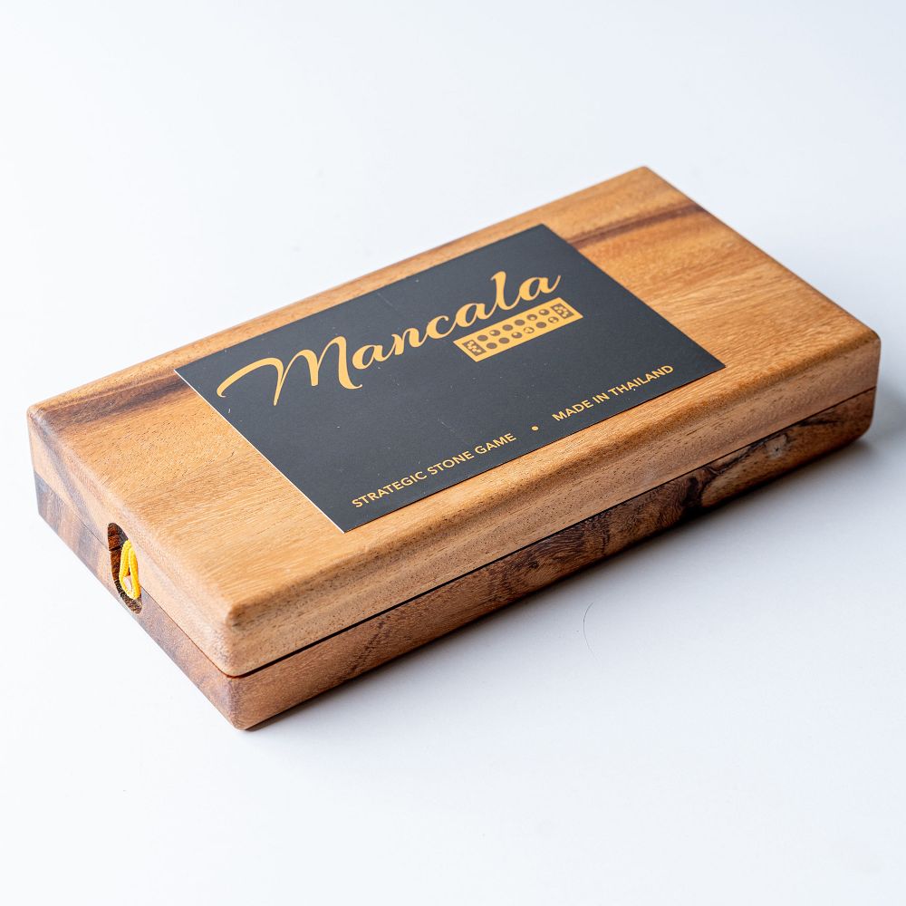 Mango Wood Mancala Game Board - Mango Wood