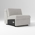 Open Box: Enzo Non-Motion Armless Single - Performance Coastal Linen Storm Gray