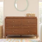 Daisy 6-Drawer Wide Dresser with Removable Topper (55")