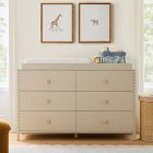 Josephine 6-Drawer Wide Dresser with Removable Topper (57")