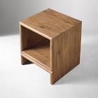 Miles Open Storage Side Table (18")