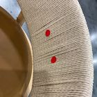 Open Box: Ezra Bar Stool (30.5") - Ludlow Leather Sesame, Blonde