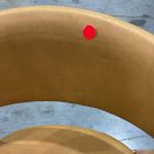 Open Box: Marcus Samuelsson Leather Dining Chair - Ludlow Leather Sesame, Blonde