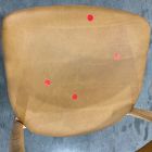 Open Box: Marcus Samuelsson Leather Dining Chair - Ludlow Leather Sesame, Blonde