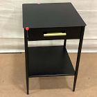 Open Box: Metalwork Mini Nightstand (16") - Hot-Rolled Steel, Antique Brass