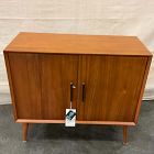 Open Box: Mid-Century Cabinet, Door Base (35") - Acorn