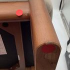 Open Box: Nils Chair Ottoman - Deluxe Velvet Clay, Cool Walnut