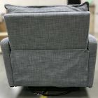 Open Box: Paxton Pillow Manual Swivel Glider Recliner -  Performance Yarn Dyed Linen Weave Graphite