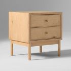Open Box: Siobhan Oak Nightstand (20") - Blonde, Burnished Brass