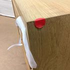 Open Box: Siobhan Oak Nightstand (20") - Blonde, Burnished Brass